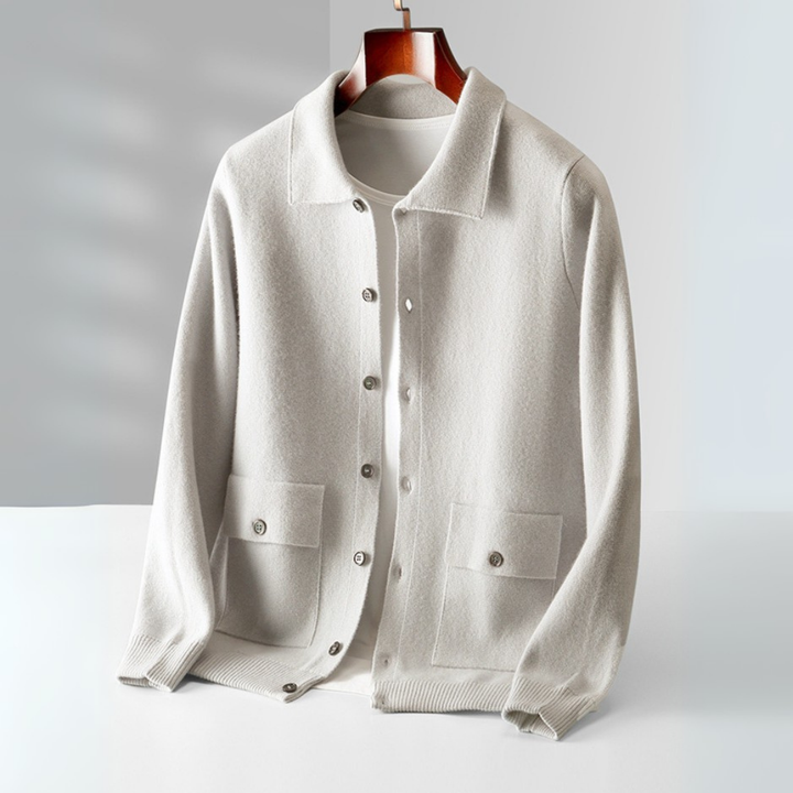 Men’s Wool Blend Knit Cardigan
