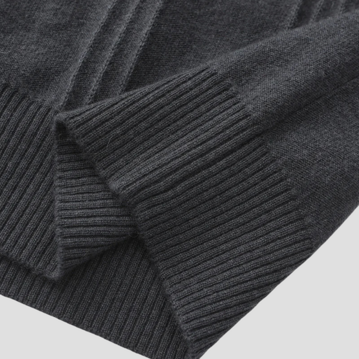 MEN’S HALF-ZIP KNIT JUMPER