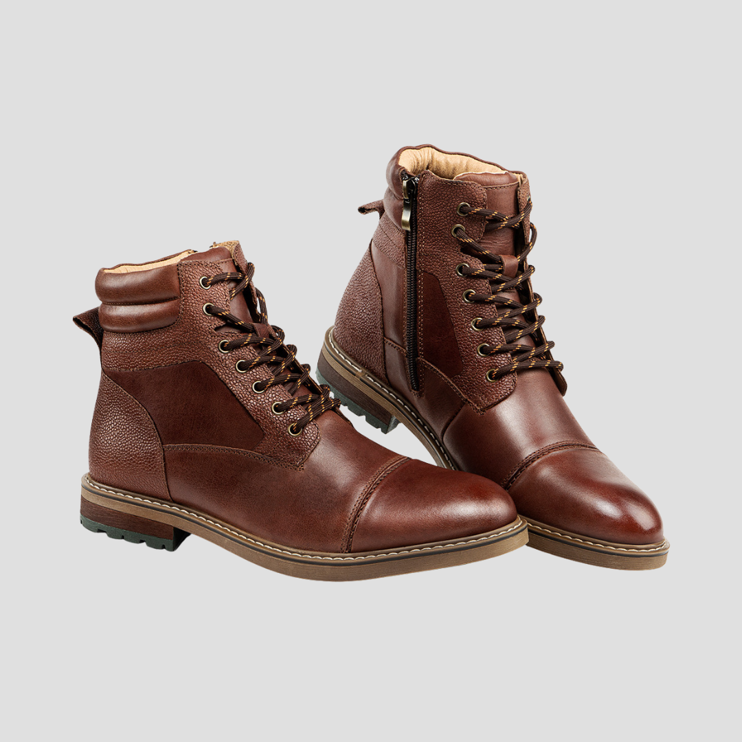 MEN’S LACE-UP ANKLE BOOTS