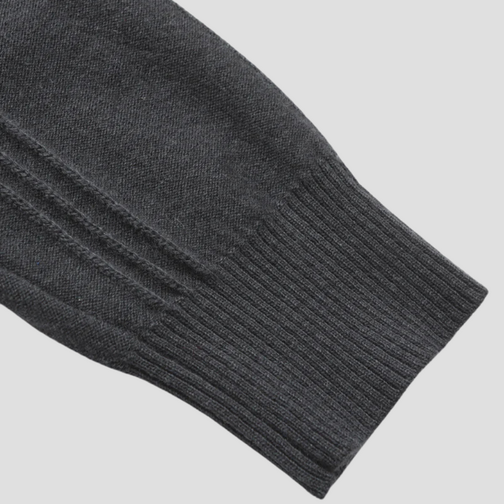 MEN’S HALF-ZIP KNIT JUMPER
