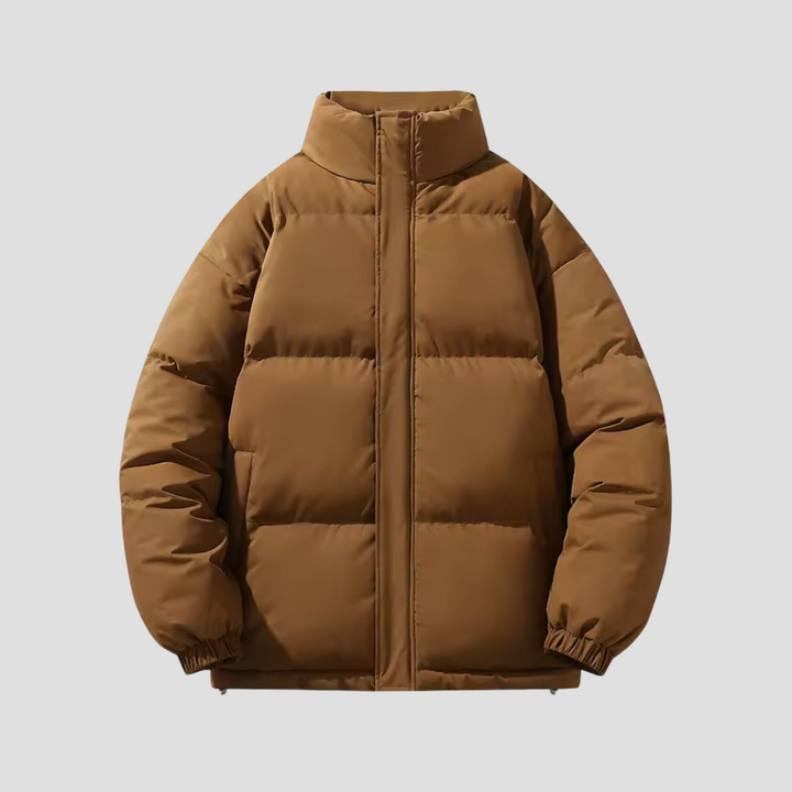 MEN’S HIGH COLLAR PUFFER JACKET
