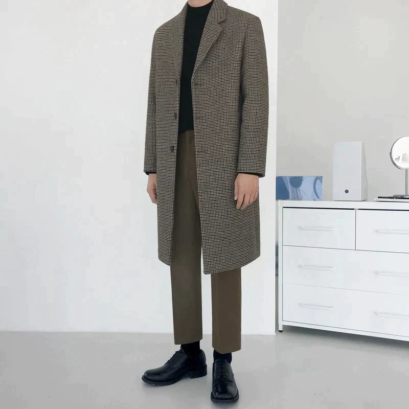 Men’s Long Button Coat