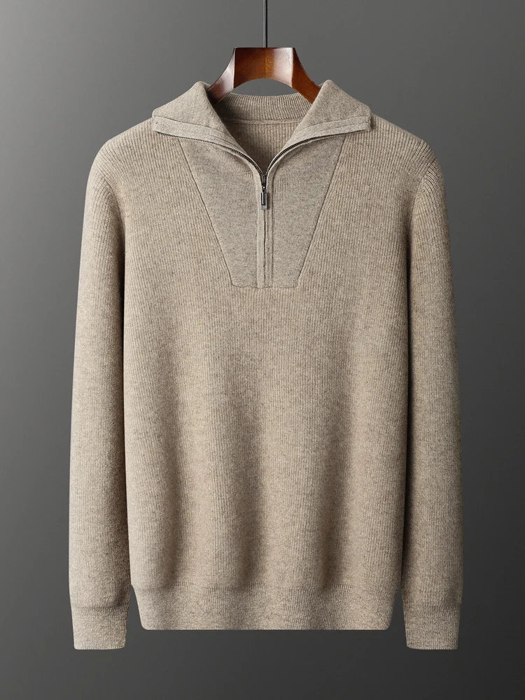 Men’s Knit Half-Zip Sweater
