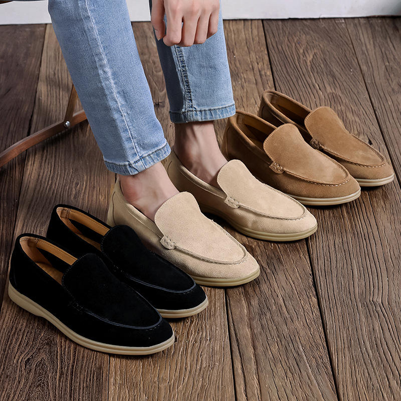 Men’s Suede Slip-On Loafers