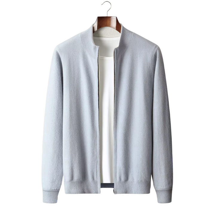 Men’s Wool Zip Cardigan