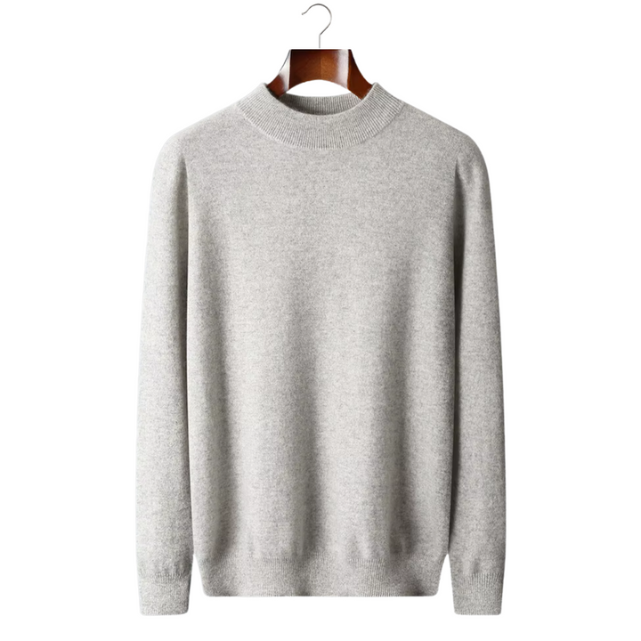 Men’s Merino Wool Mockneck Sweater