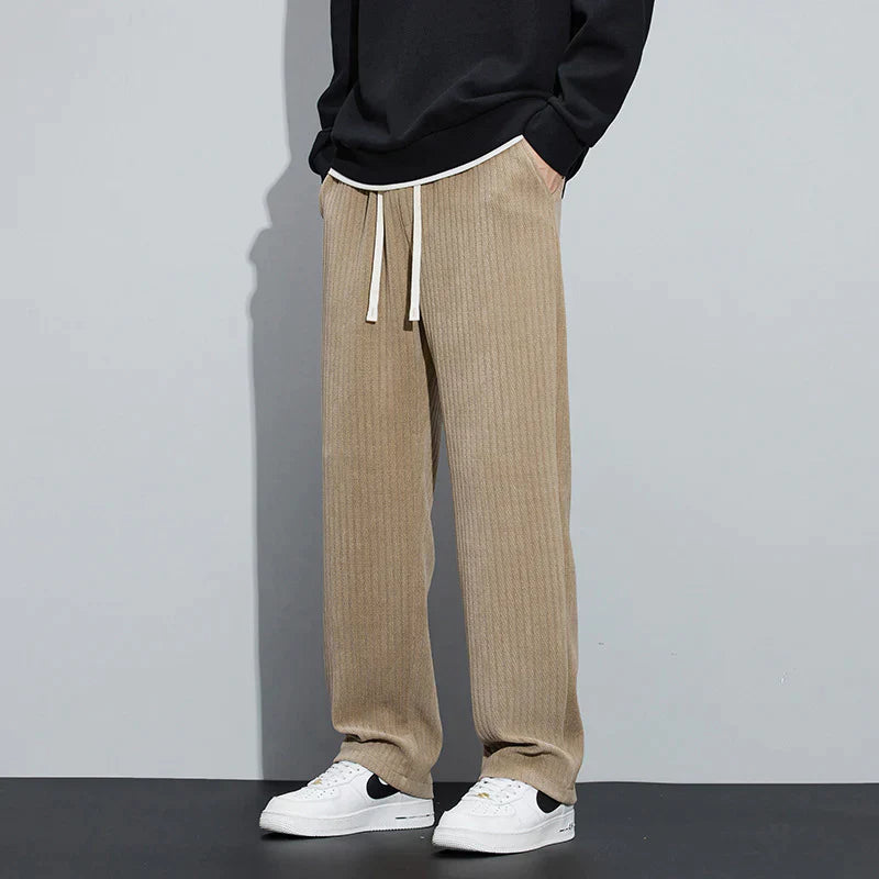 Men’s Textured Corduroy Trousers