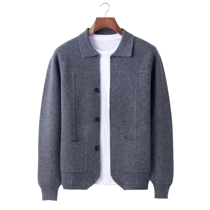 Men’s Knit Button Overshirt
