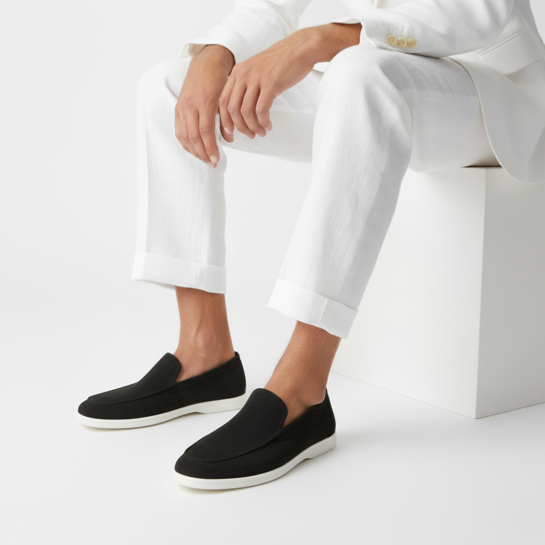 Men’s Suede Slip-On Loafers