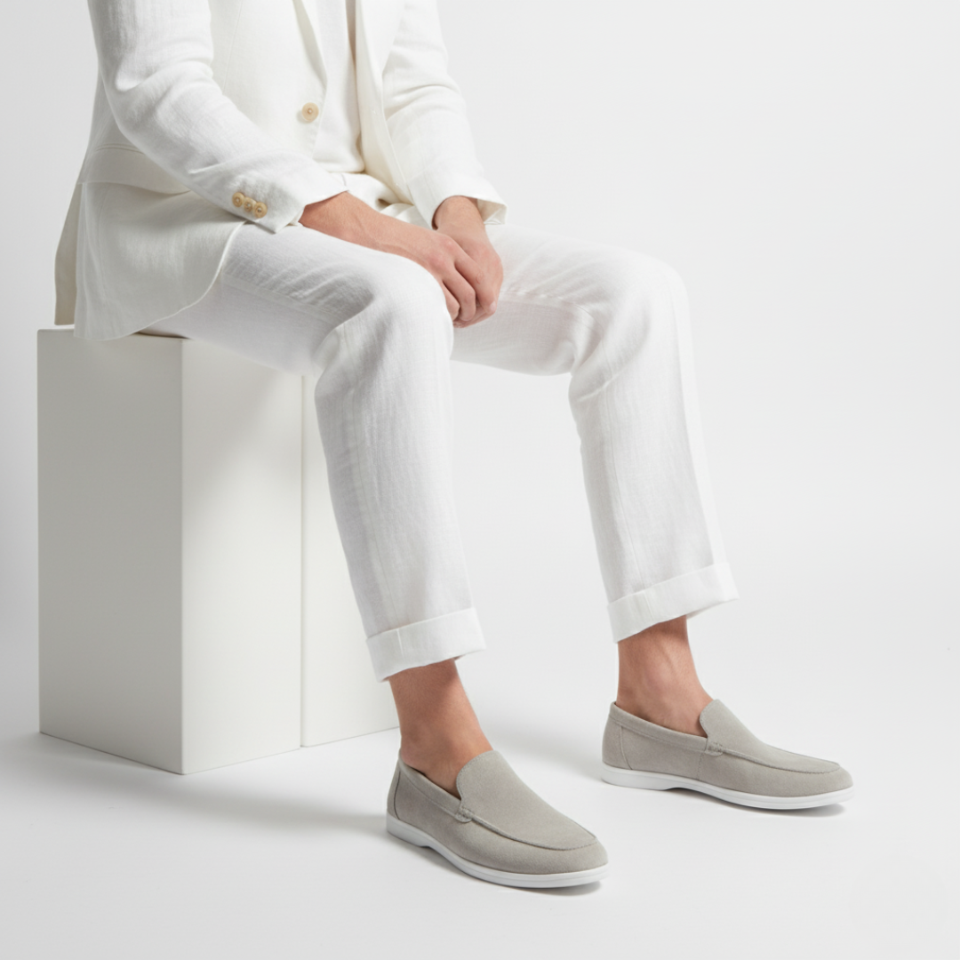 Men’s Suede Slip-On Loafers