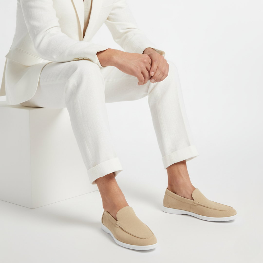 Men’s Suede Slip-On Loafers