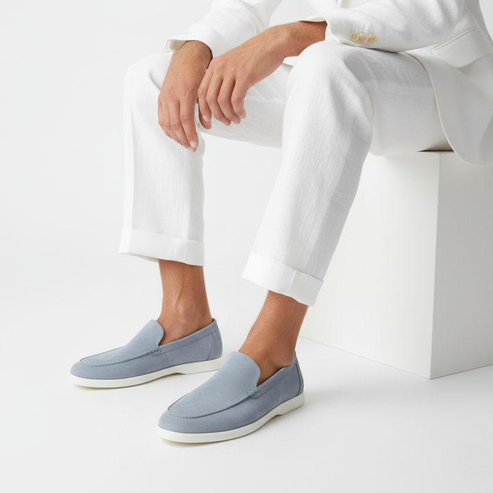 Men’s Suede Slip-On Loafers