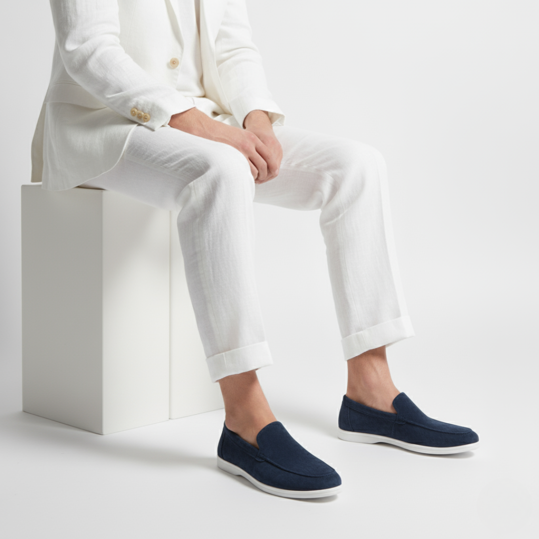 Men’s Suede Slip-On Loafers