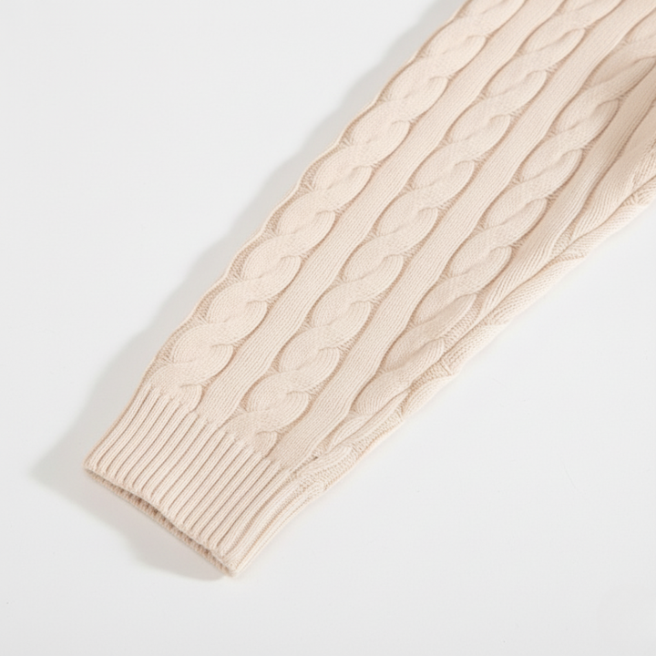 Men’s Half Zip Cotton Sweater