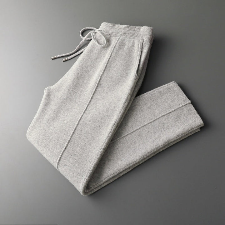 MEN’S WOOL KNIT TROUSERS