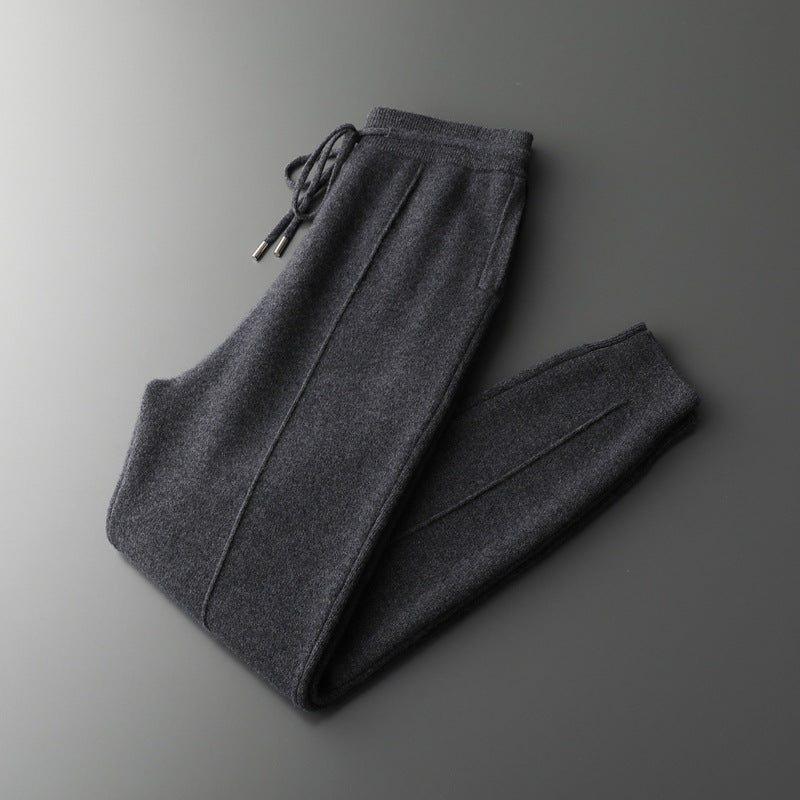 MEN’S WOOL KNIT SWEATPANTS