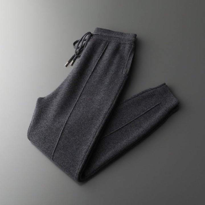 MEN’S WOOL KNIT SWEATPANTS