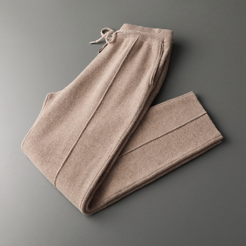 MEN’S WOOL KNIT TROUSERS