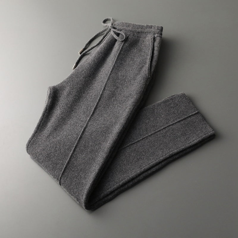 MEN’S WOOL KNIT TROUSERS