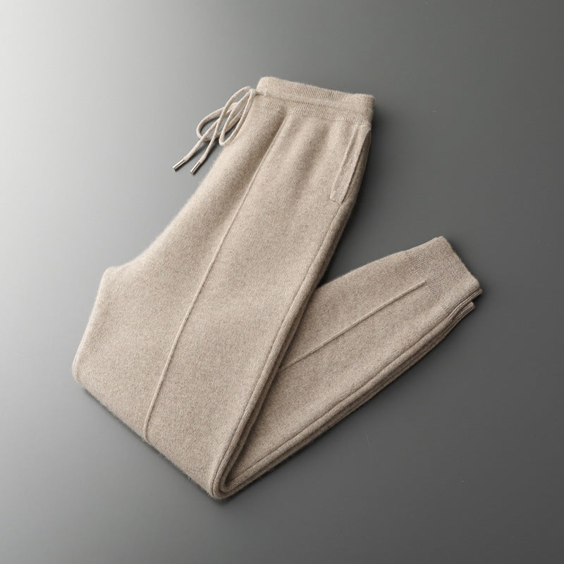 MEN’S WOOL KNIT SWEATPANTS