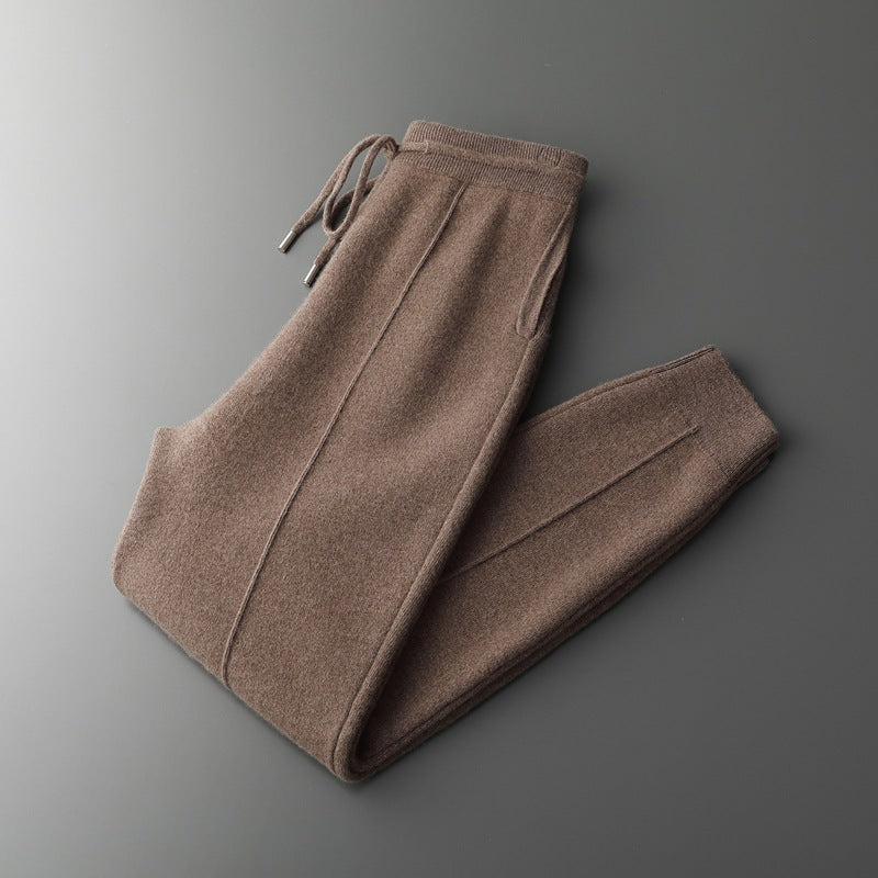 MEN’S WOOL KNIT SWEATPANTS