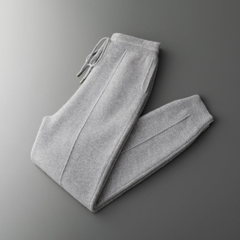 MEN’S WOOL KNIT SWEATPANTS