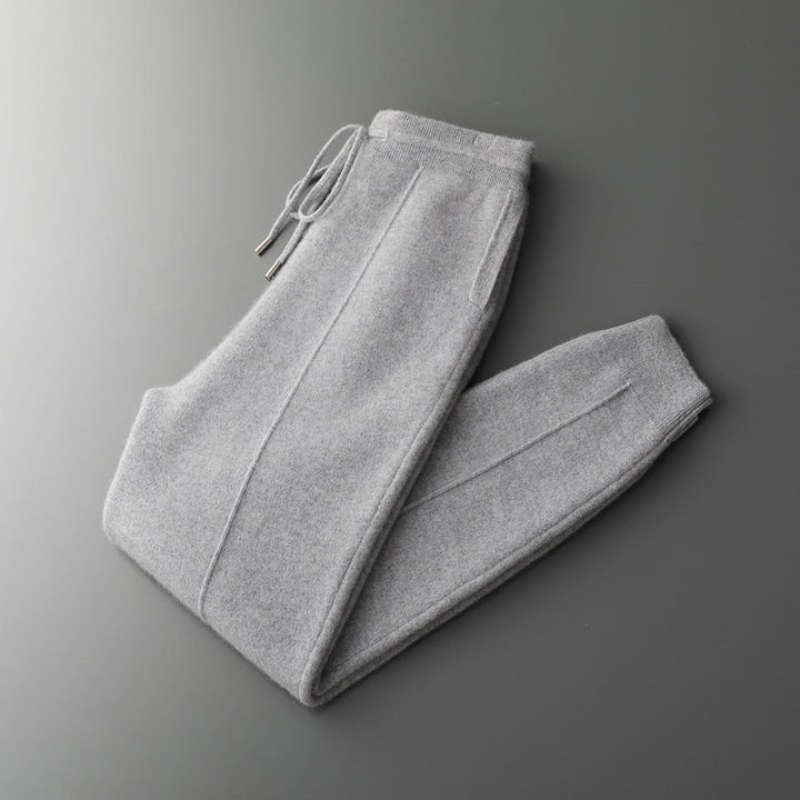 MEN’S WOOL KNIT SWEATPANTS