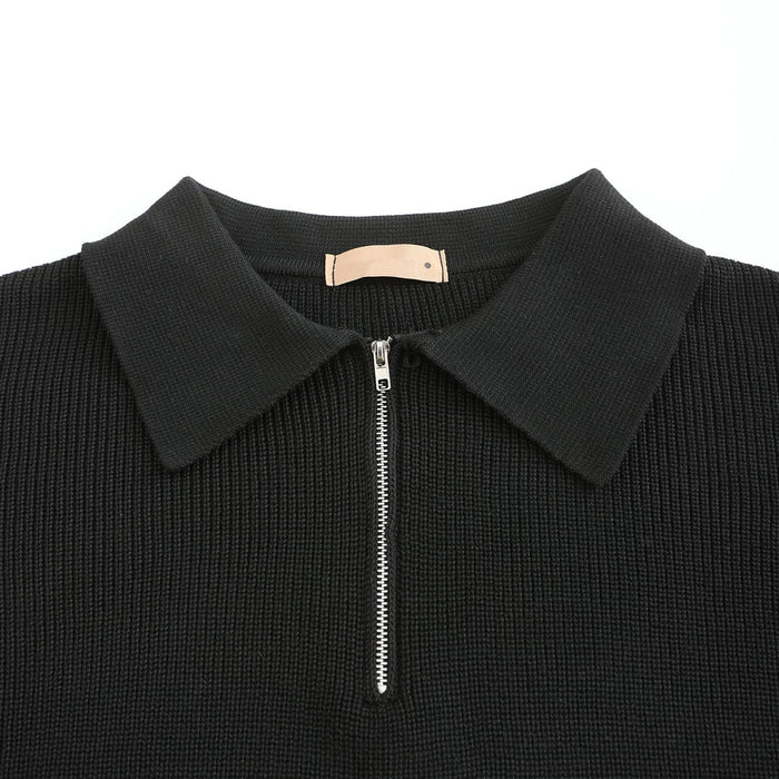 Men’s Half Zip Knit Sweater