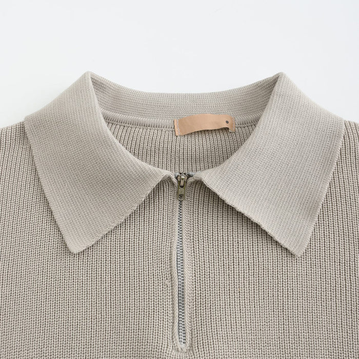 Men’s Half Zip Knit Sweater