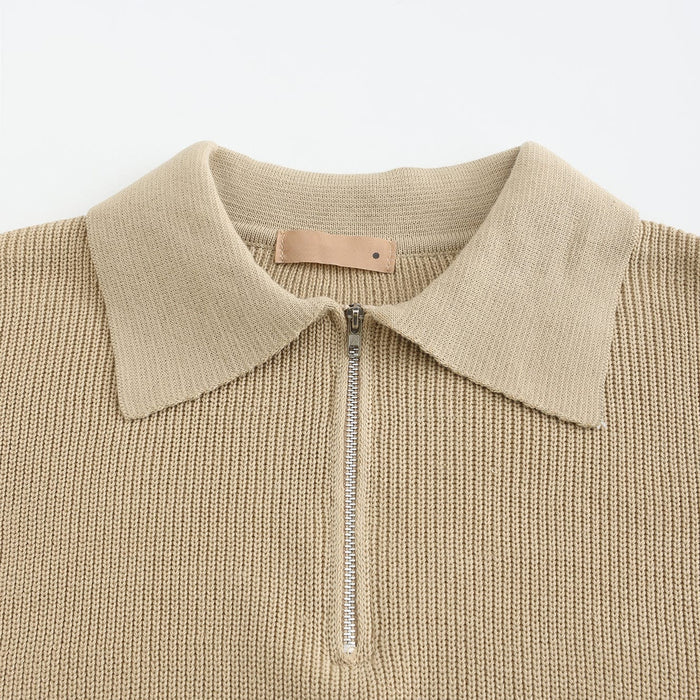 Men’s Half Zip Knit Sweater