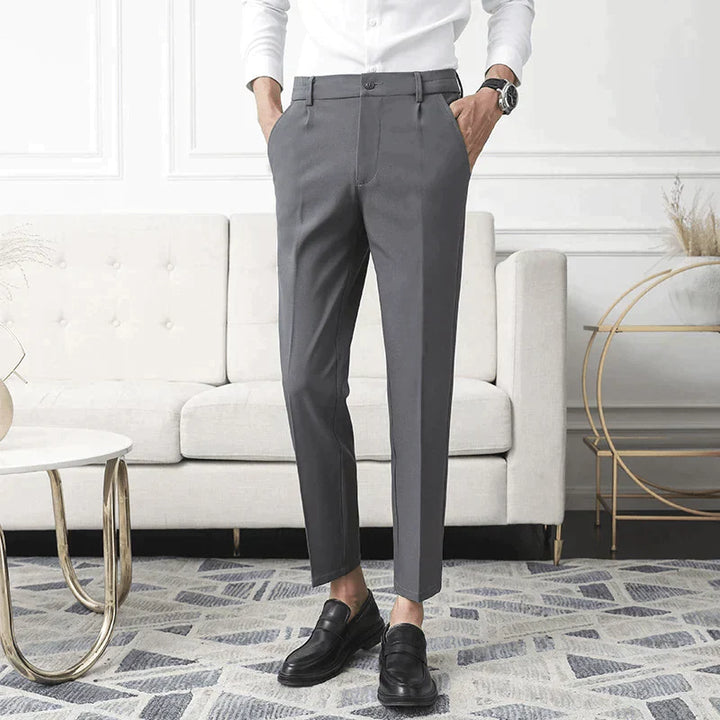 Men’s Stretch Cotton Blend Trousers