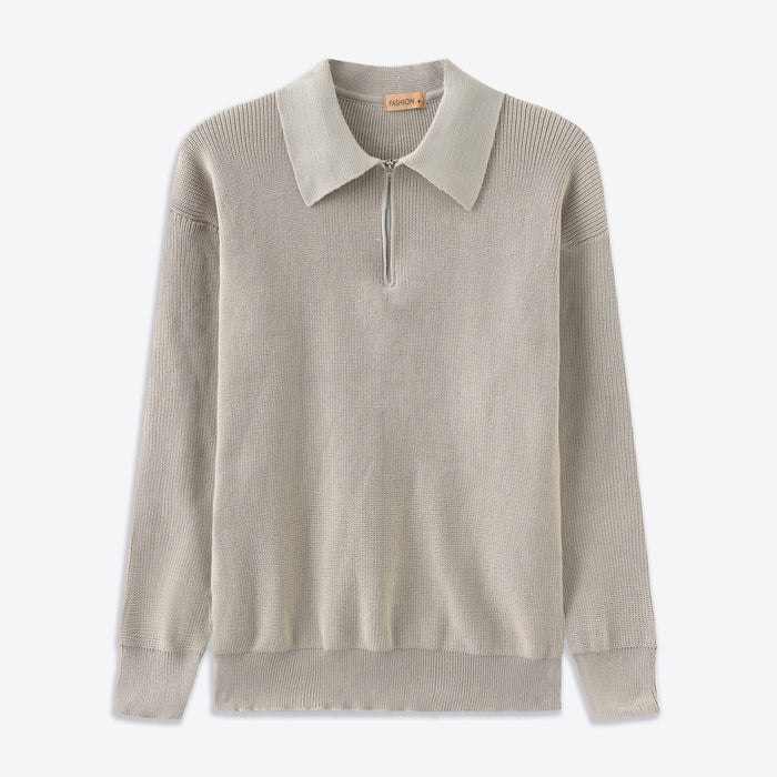 Men’s Half Zip Knit Sweater