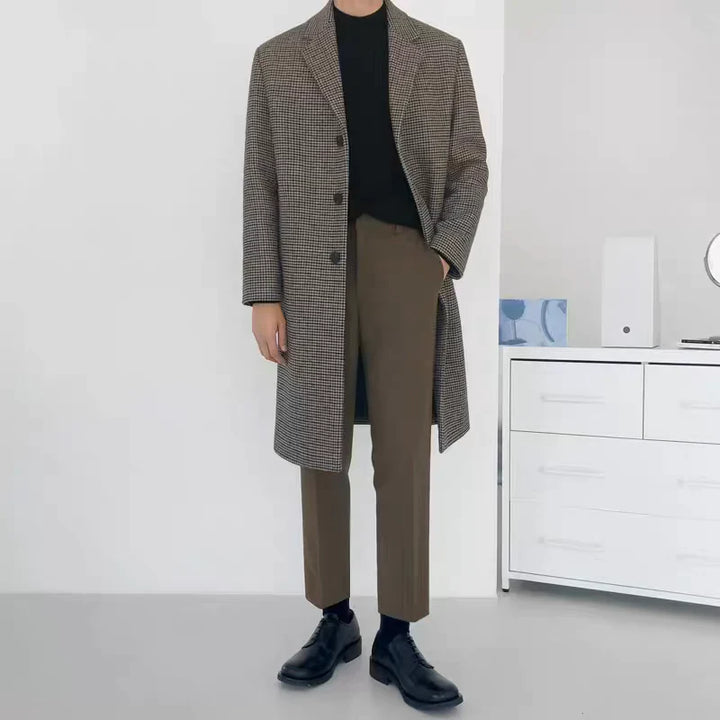 Men’s Long Button Coat