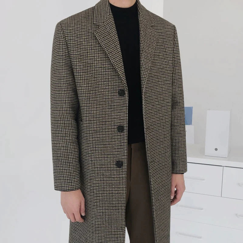 Men’s Long Button Coat