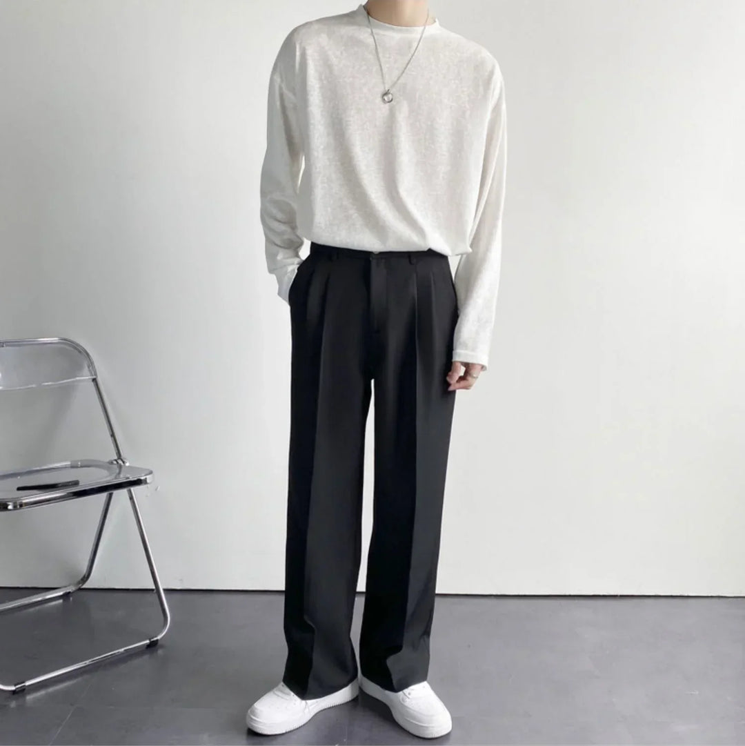 Men’s Cotton Blend Oversized Pants